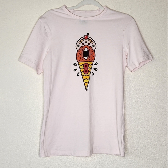 Mario Carpe X Lane Crawford Pink Ice Cream Tee S - Picture 3 of 8